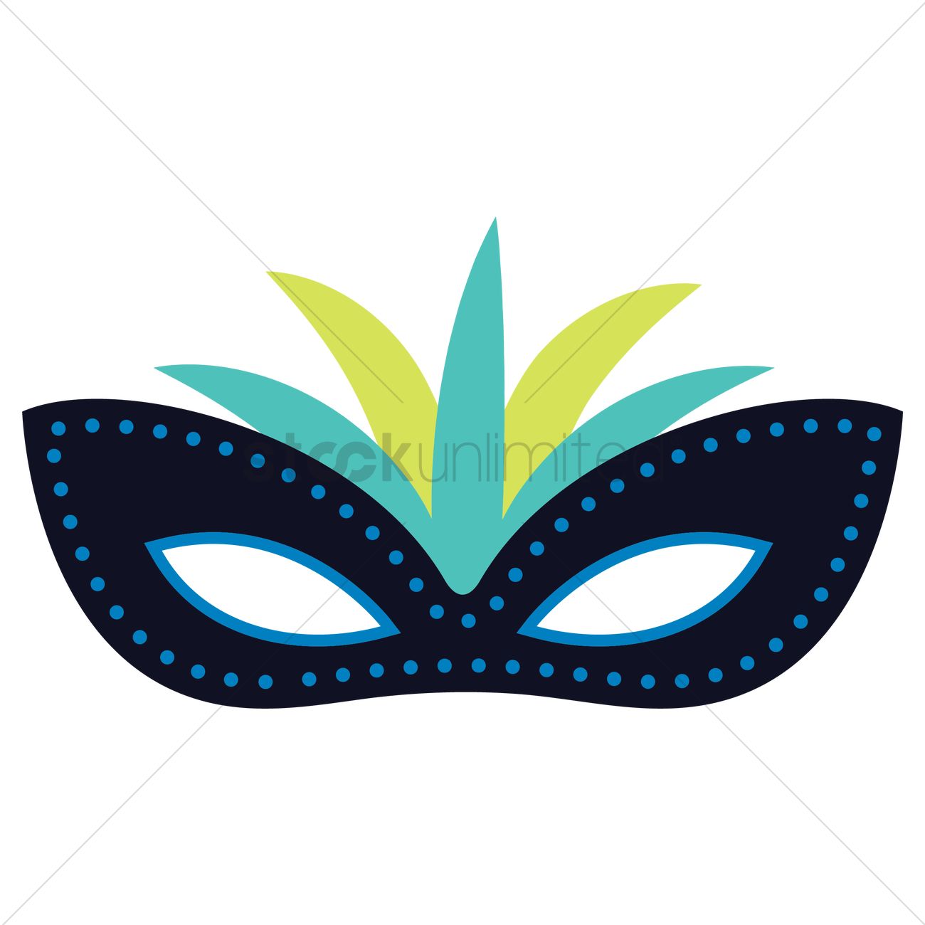 Masquerade Mask Vector Image 1300x1300 Masquerade Mask Vector Image