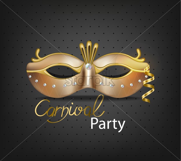 Carnival Luxury Golden Mask Vector Realistic Stylish Masquerade 623x552 Carnival Luxury Golden Mask Vector Realistic Stylish Masquerade