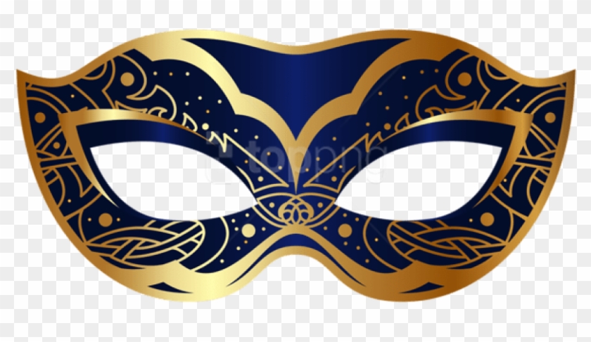 840x487 Free Png Download Dark Blue Carnival Mask Clipart Png