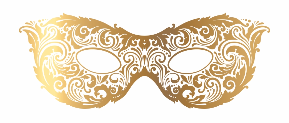 920x391 Gold Carnival Mask Image Png Image Clipart