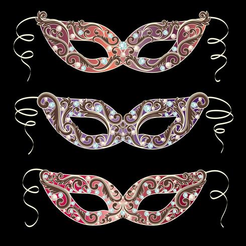 490x490 Venetian Carnival Mask
