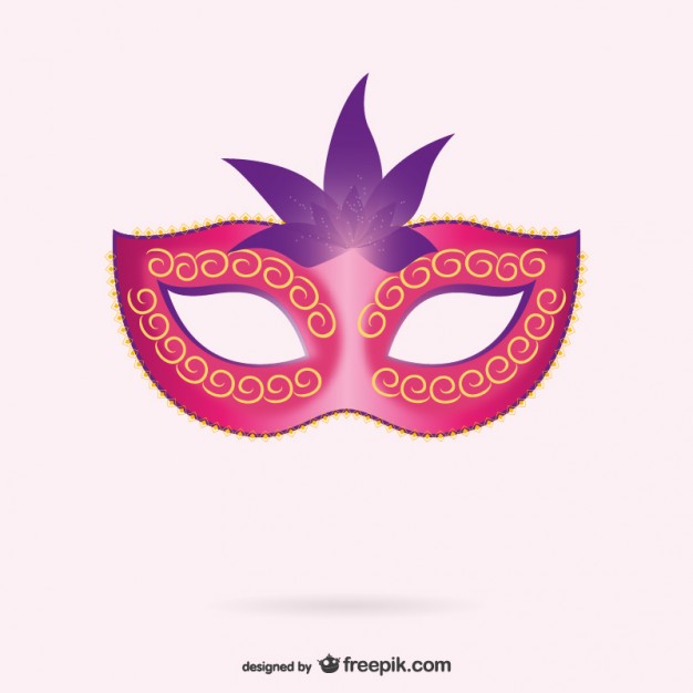 626x626 Venetian Mask Vector Vector Free Download