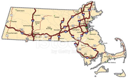 449x276 Massachusetts Highway Map