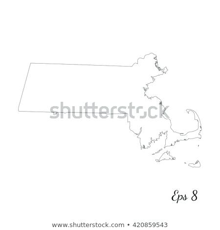 450x470 Massachusetts Outline Map Image Massachusetts State Outline Map