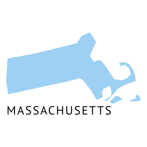 512x512 Massachusetts State Plain Map