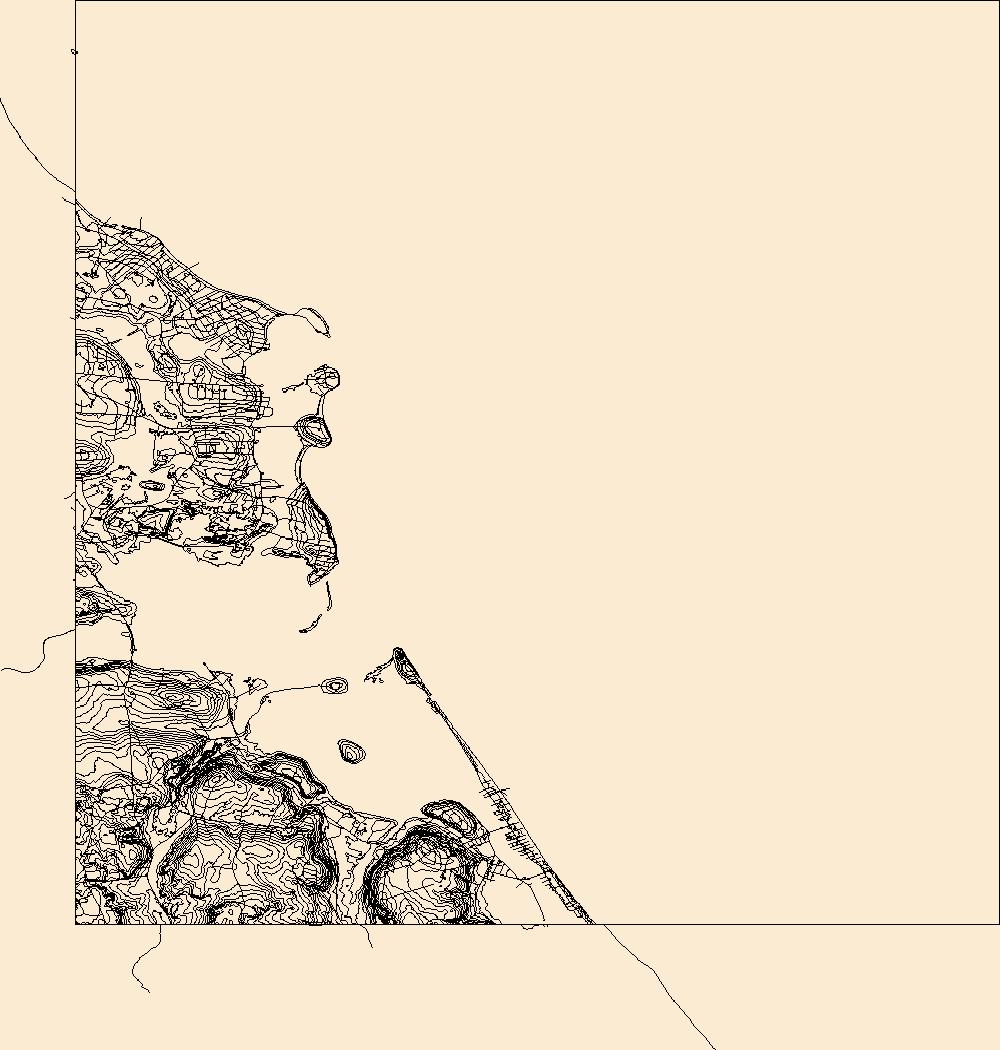 1000x1050 Usgs Topo Map Vector Data