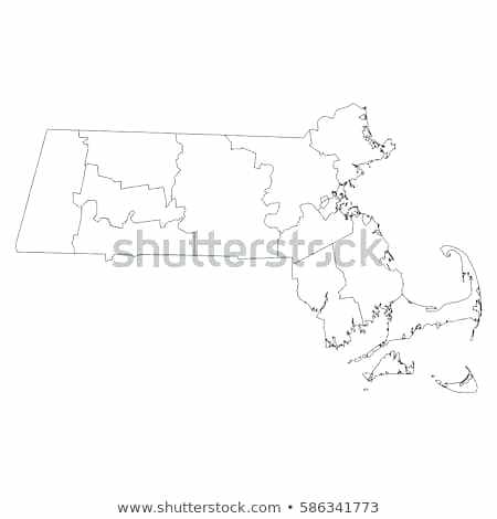 450x470 Massachusetts Map With Counties