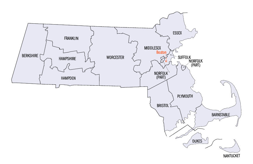 865x561 Massachusetts County Map