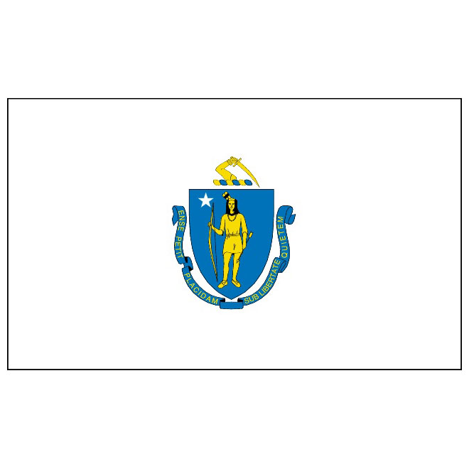 660x660 Massachusetts Vector Flag