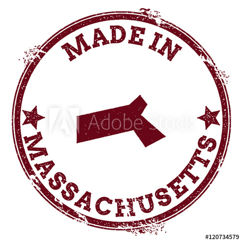 500x500 Massachusetts Vector Seal Vintage Usa State Map St Grunge