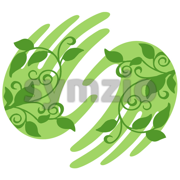 620x620 Healing Hands Vector Illustration