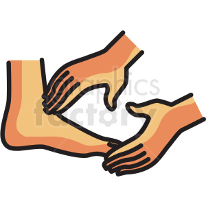 300x300 Foot Massage Vector Icon Clipart Royalty Free Gif, Png
