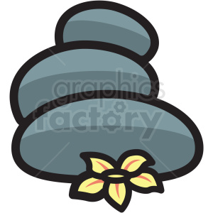 300x300 Massage Hot Stones Vector Icon Clipart Royalty Free Gif