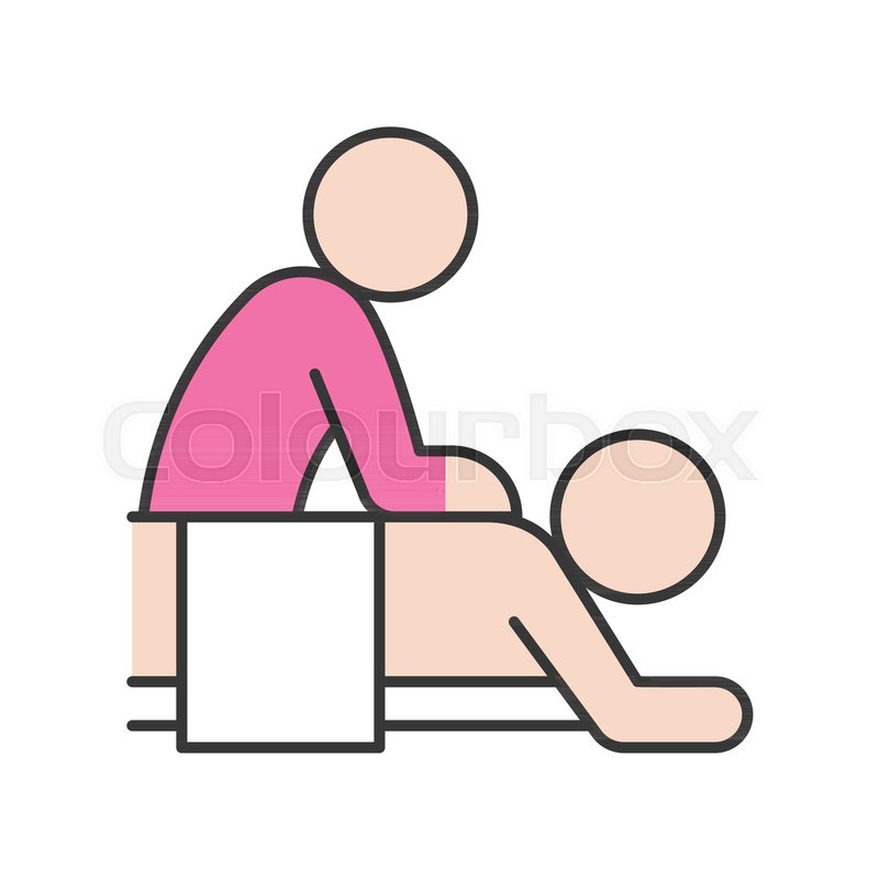 800x800 Massage, Massage Therapist Icon, Stock Vector Colourbox