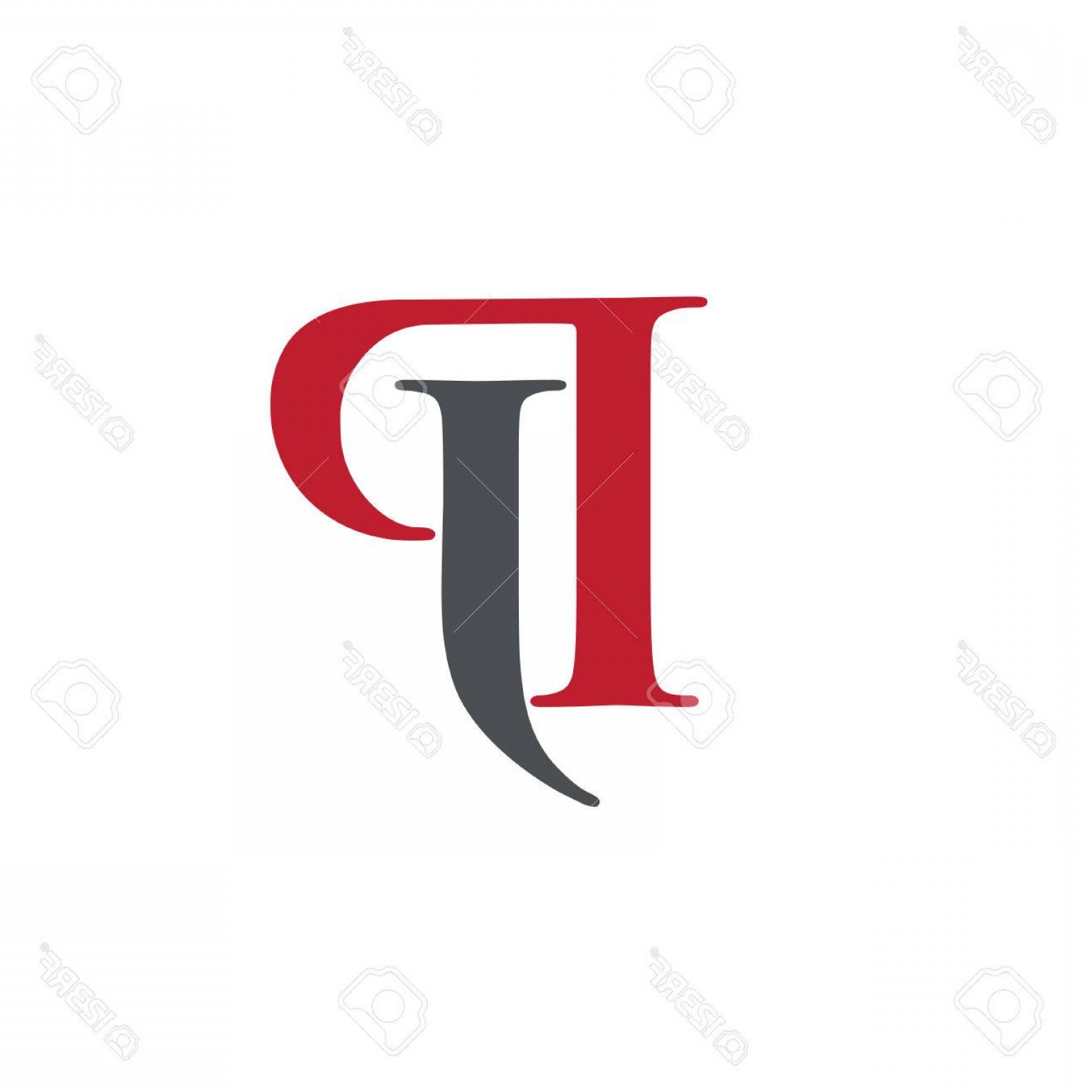 1560x1560 Photostock Vector Creative Letter Jp Letter Pj Logo Vector