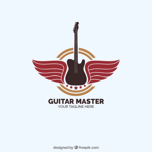 626x626 Guitar Master Logo Vector Free Download