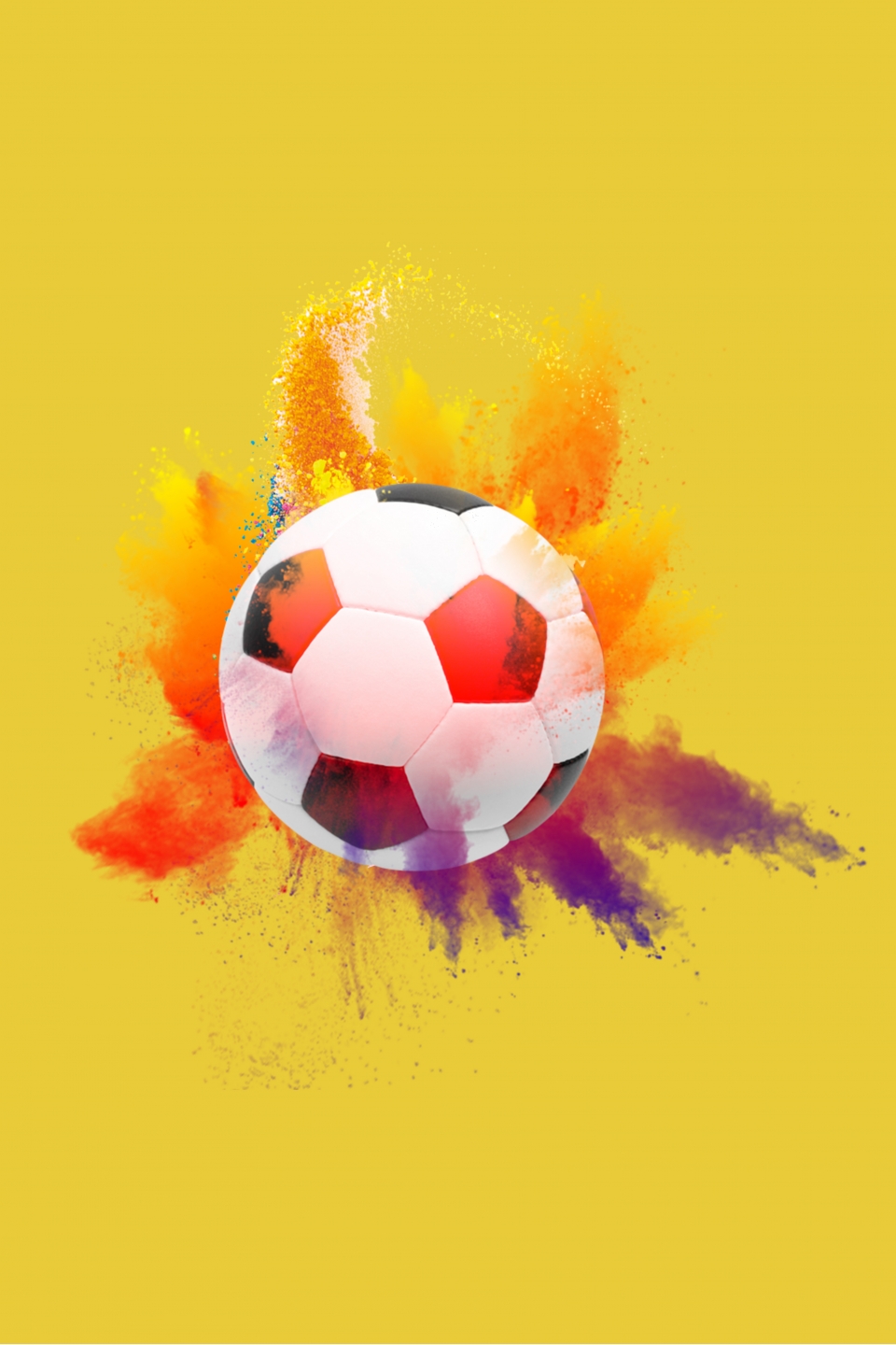 960x1440 Football Match Vector Background, Football, Kicking, Ball