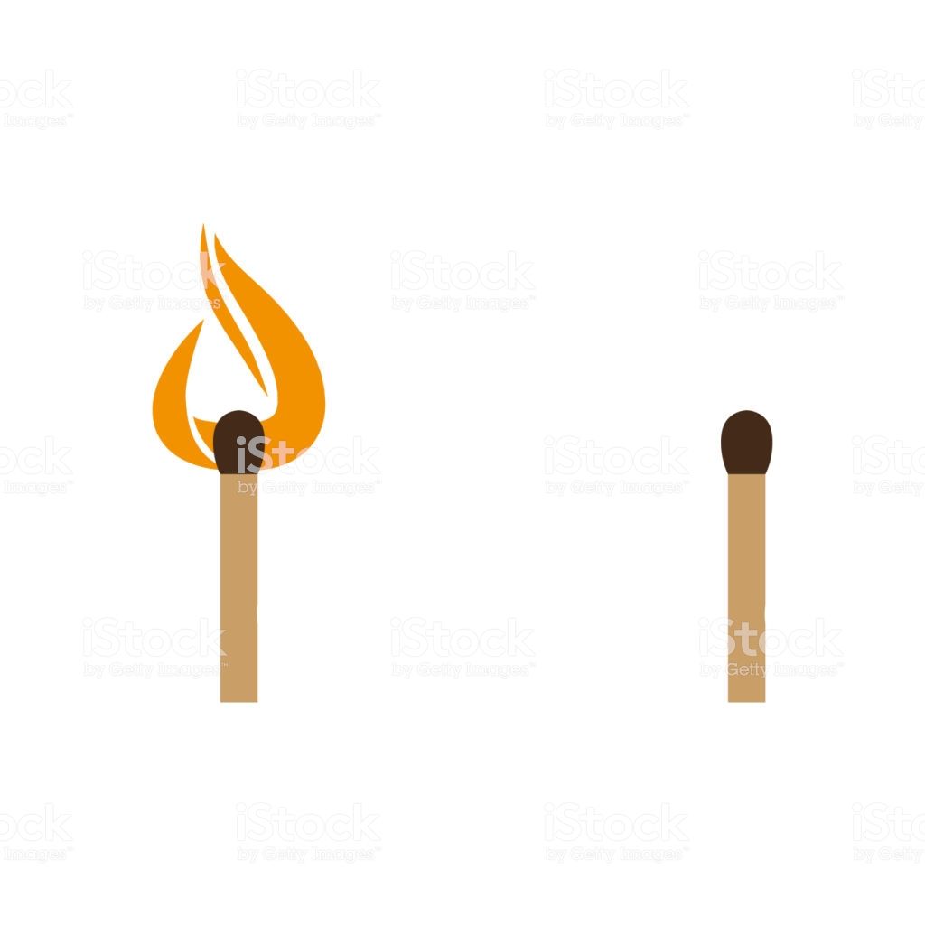 1024x1024 A Set Of Matchstick Icons Stock Images