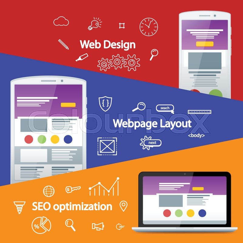 Flat Material Design Banner Flat Stock Vector Colourbox 800x800 Flat Material Design Banner Flat Stock Vector Colourbox