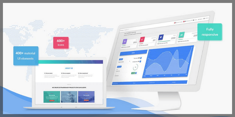 Material Design Ui Kit For Bootstrap Bypeople 800x400 Material Design Ui Kit For Bootstrap Bypeople