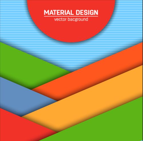 Modern Material Design Background Vector Free Download 500x492 Modern Material Design Background Vector Free Download