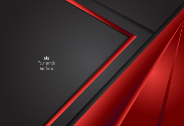 Red And Black Abstract Material Design Background Vector Premium 626x429 Red And Black Abstract Material Design Background Vector Premium