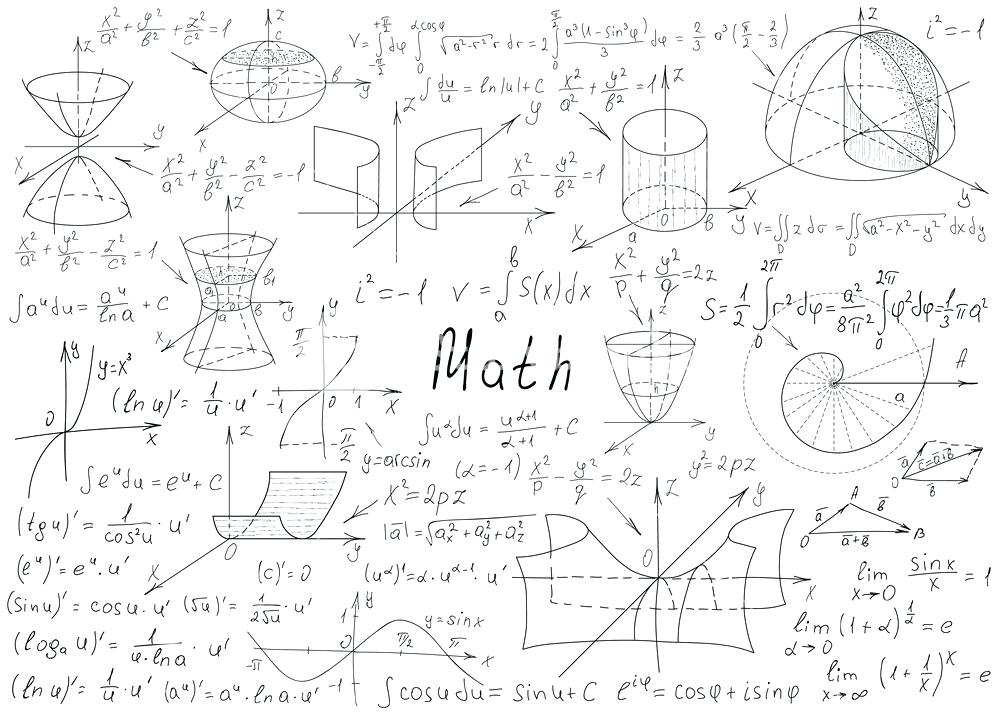1000x714 Math Formula Background