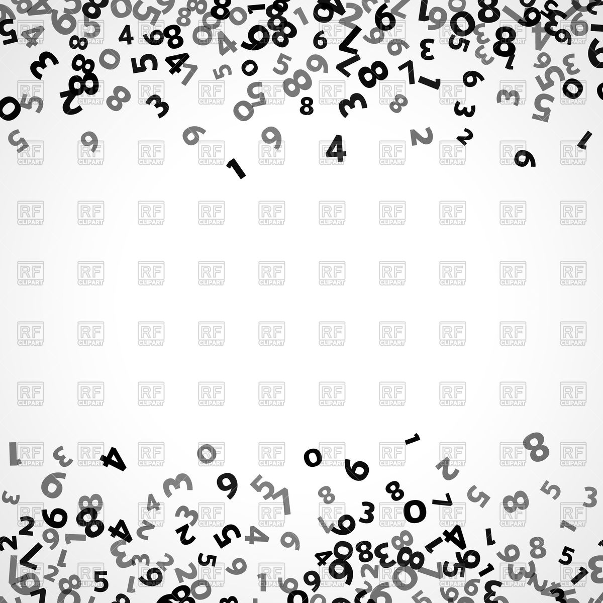 1200x1200 Abstract Math Number Background Vector Image Of Backgrounds