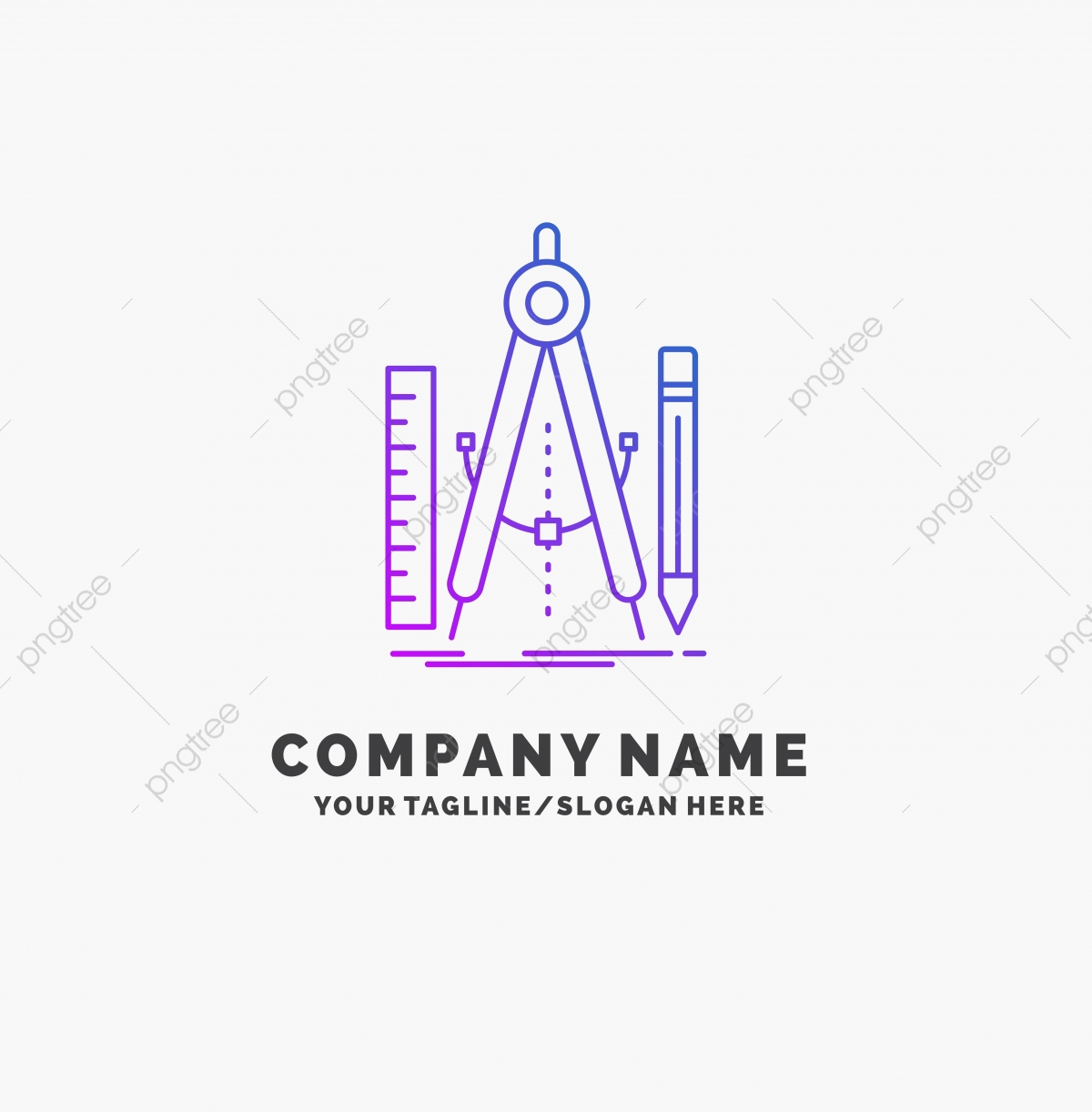 1200x1222 Build Design Geometry Math Tool Purple Business Logo Templat