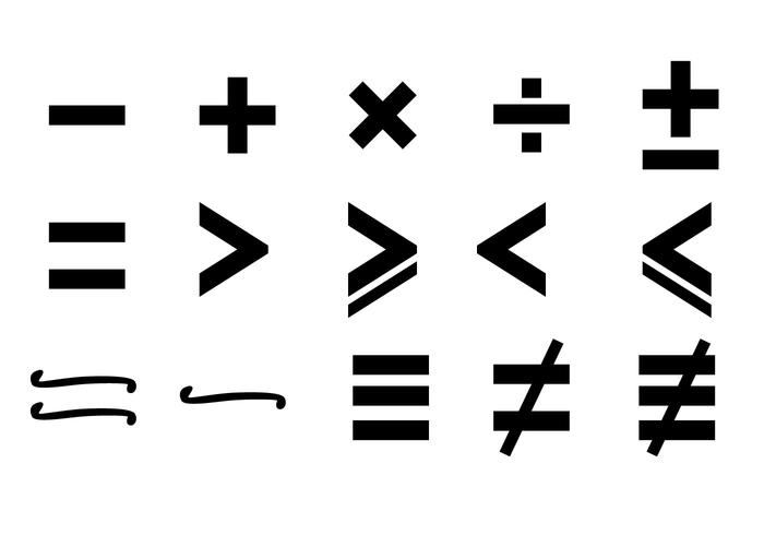 700x490 Math Symbols Vector