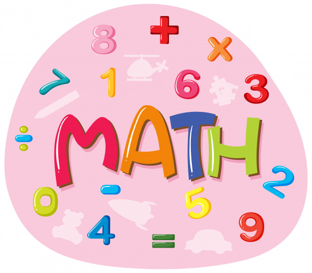 626x549 Sticker Design For Word Math Vector Free Download