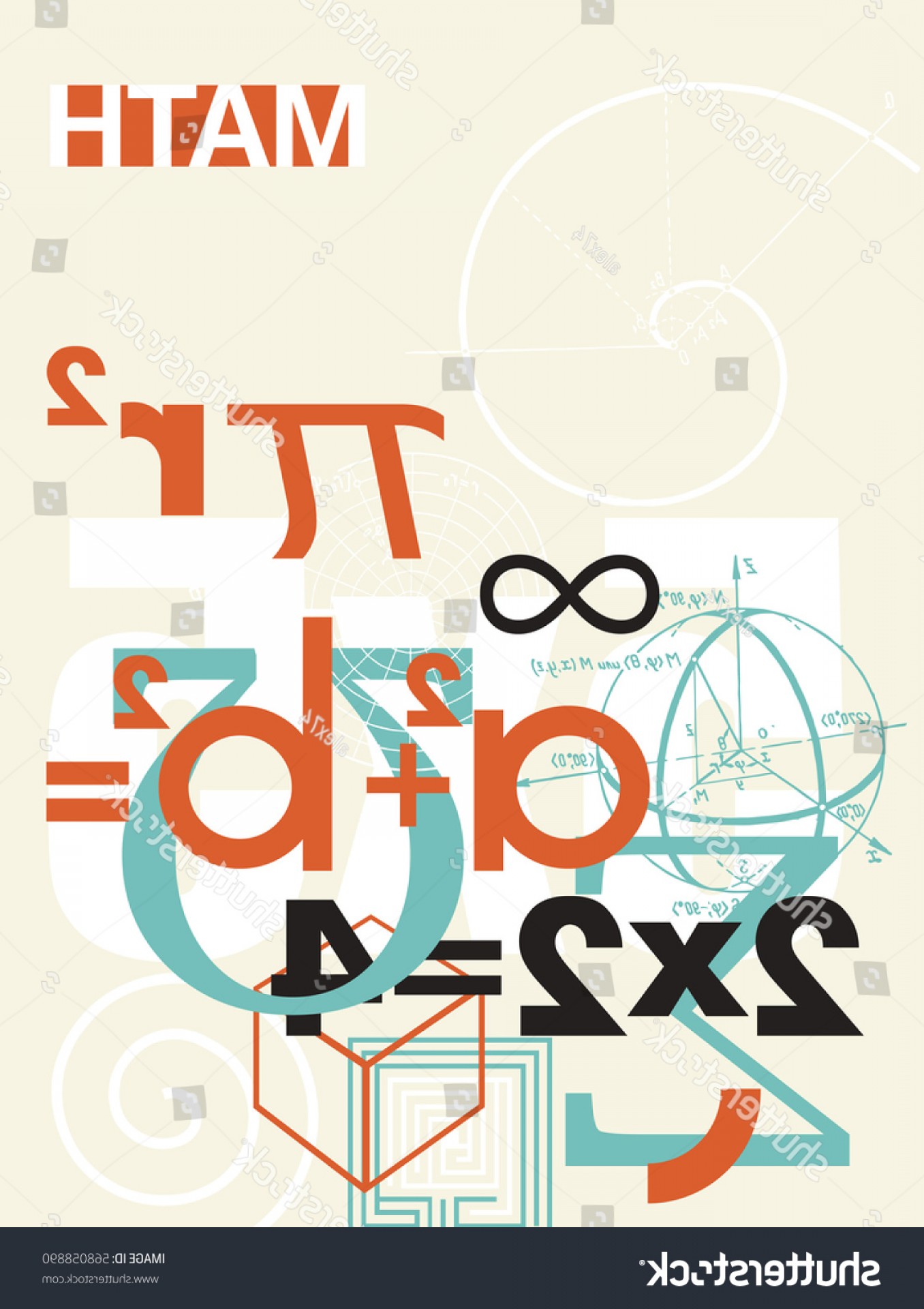1356x1920 Mathematics Vector Cover Background Scientific Math Soidergi