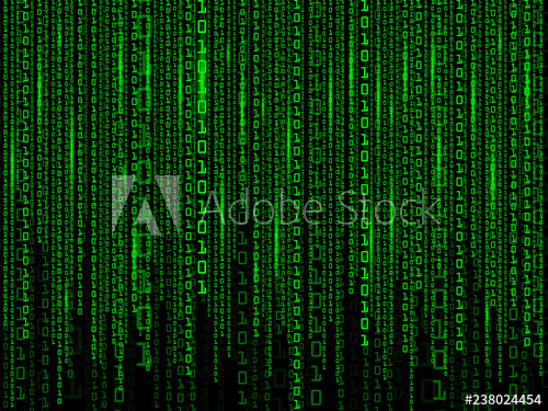 500x375 Digital Background Of Green Matrix On Black Backdrops Binary