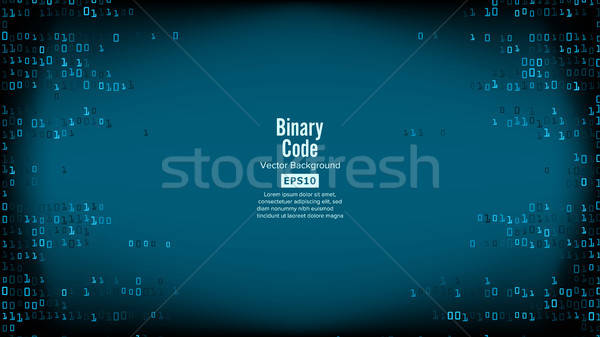 600x337 Binary Code Background Vector High Tech Matrix Background