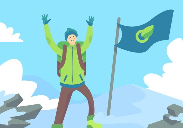 700x490 Climber On Matterhorn Peak Vector Free Graphics