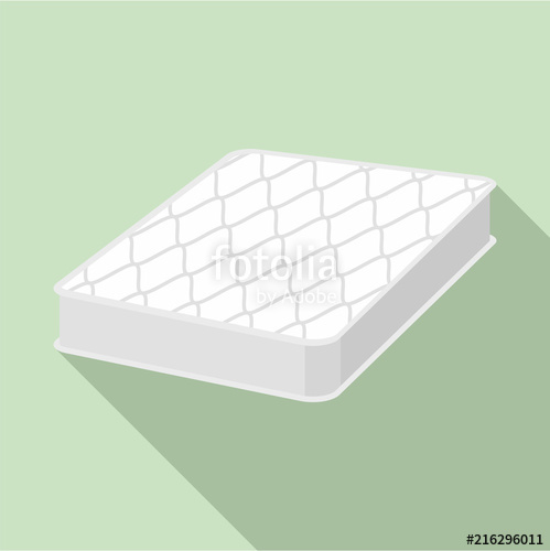 499x500 Sleep Mattress Icon Flat Illustration Of Sleep Mattress Vector