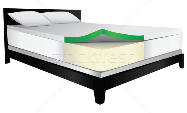600x365 Bed Therapeutic Mattress Vector Illustration Constantine Pankin