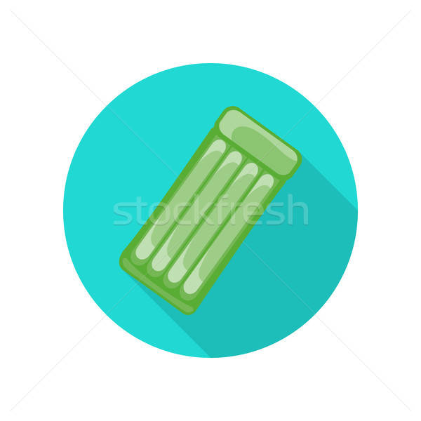 600x600 Swimming Mattress Vector In Flat Style Design Vector Illustration