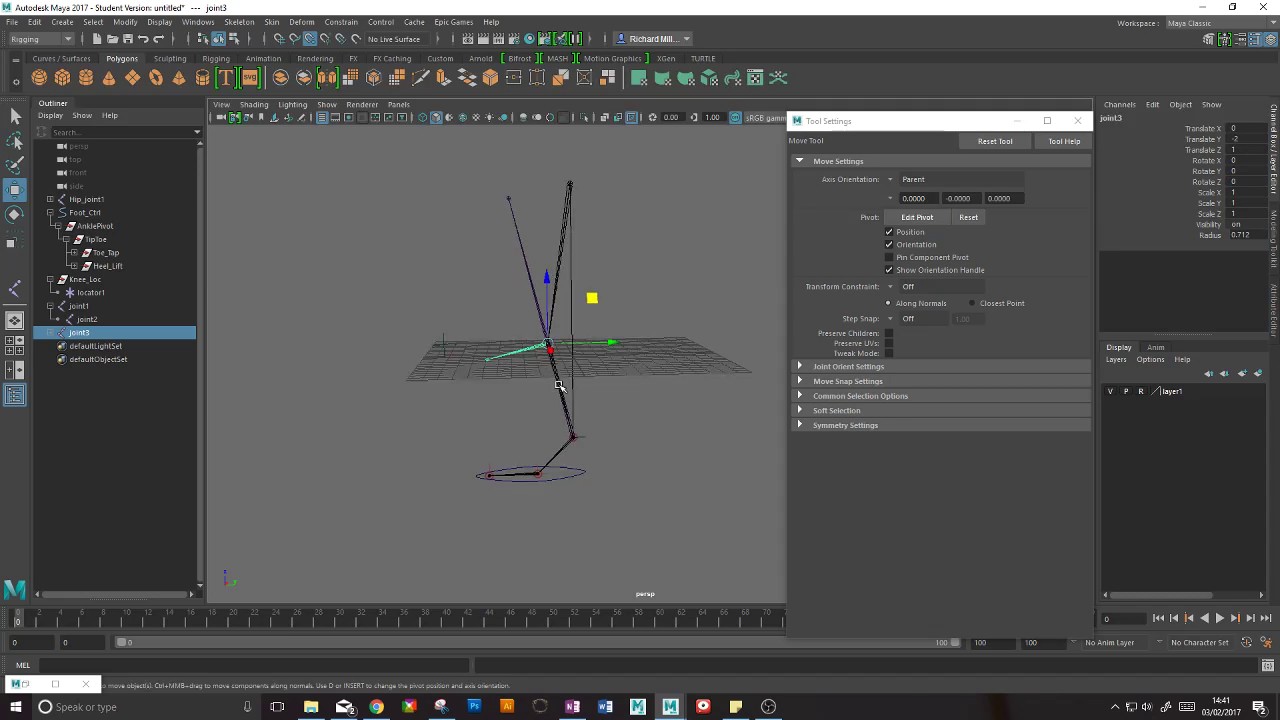 1280x720 Pole Vector Constraints In Autodesk Maya
