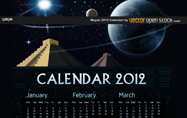 Mayan Calendar Vector Free Download 600x381 Mayan Calendar Vector Free Download
