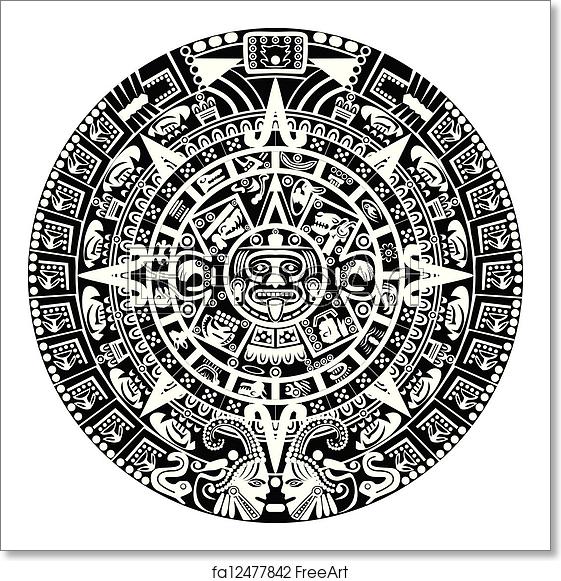 Mayan Vector At Vectorified.com | Collection Of Mayan Vector Free For ...