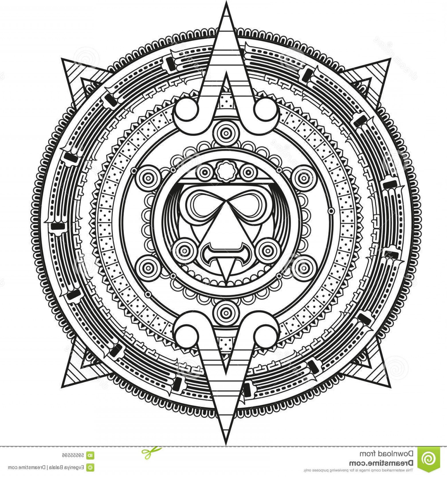 Mayan Vector At Vectorified.com 