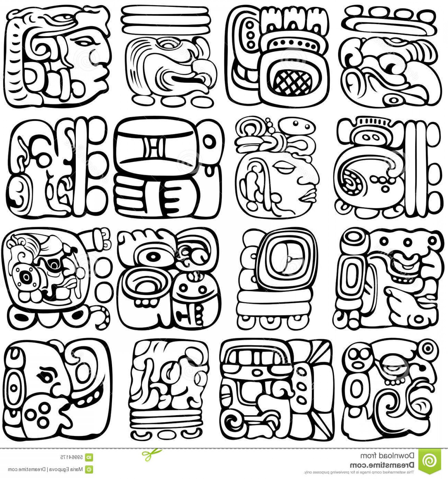 Mayan Vector at Vectorified.com | Collection of Mayan Vector free for ...