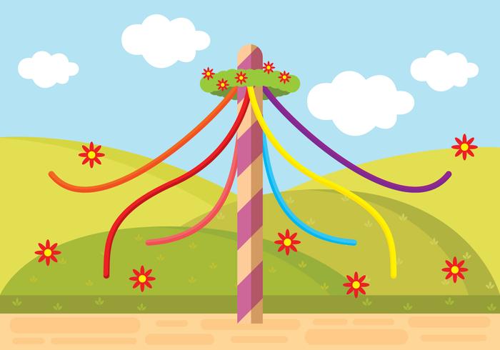 700x490 Illustration Of Maypole