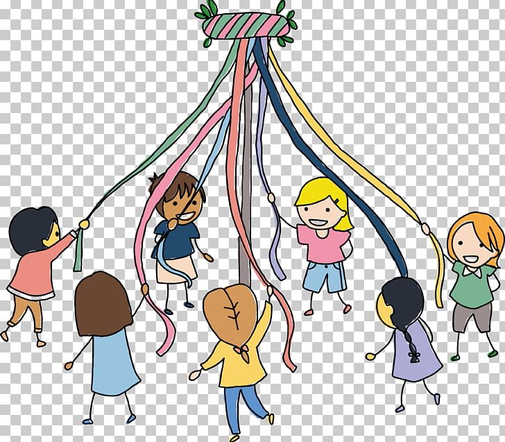 728x637 Maypole Child Dance Illustration Png, Clipart, Area, Are Vector