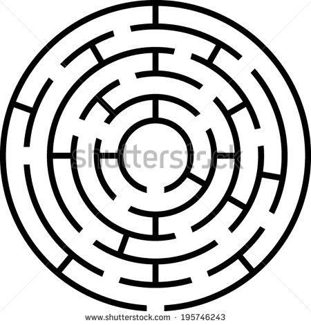 Circle Maze 450x470 Circle Maze