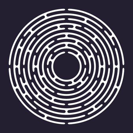 450x450 Circle Labyrinth, Maze, Vector Illustration Royalty Free Vector