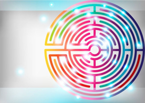 600x428 Colored Maze Vector Graphics Download My Free Photoshop World