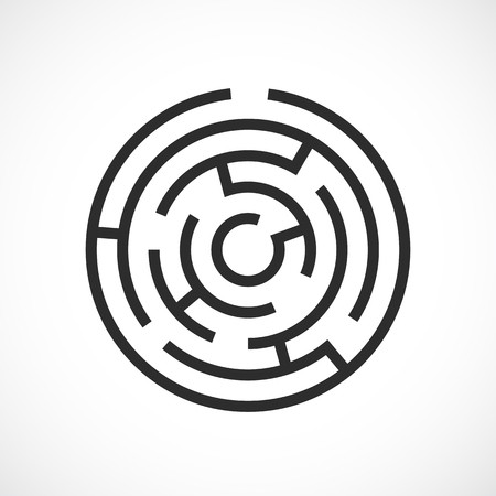 450x450 Labyrinth Maze Vector Icon Royalty Free Vector Graphics