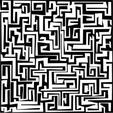 368x368 Maze Free Vector Download